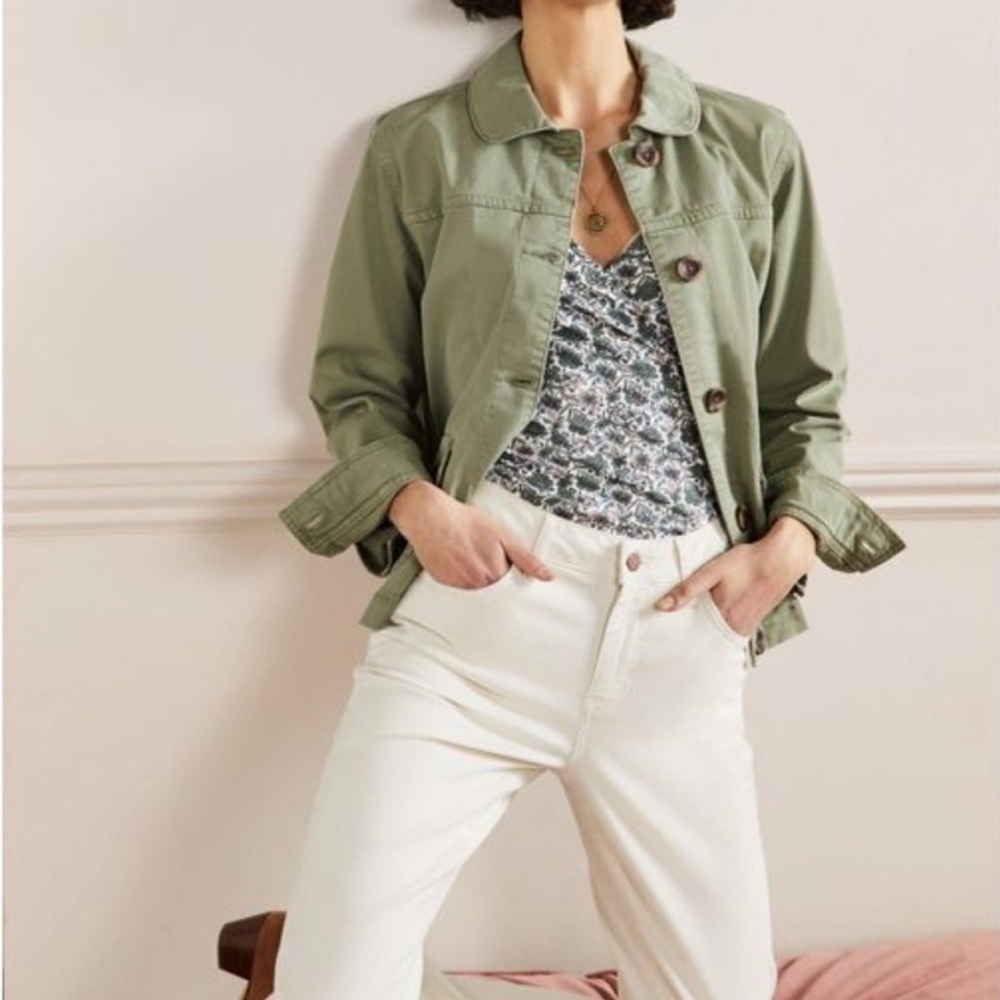 Boden Patch Pocket Chore Jacket size 4 - Picture 3 of 9